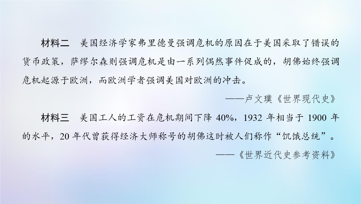 2018秋高中历史-专题6-罗斯福新政与当代资本主义-一-“自由放任”的美国课件-人民版必修2PPT模板_29