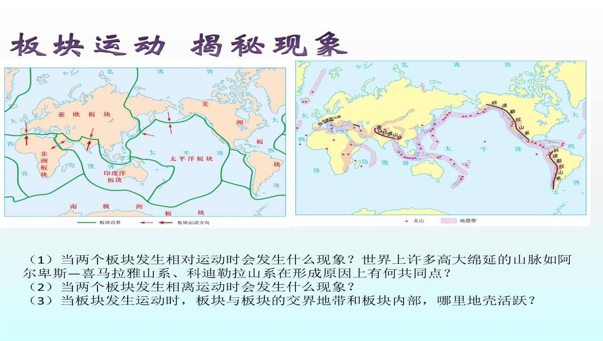 新人教版地理七年级上册第2章第2节海陆变迁课件PPT模板_12