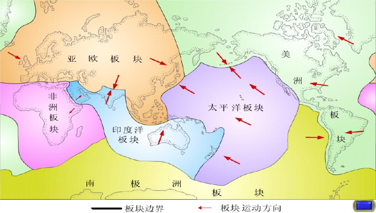 湖北省大冶市金山店镇车桥初级中学七年级地理上册《2.2-海陆变迁》课件-新人教版PPT模板_12