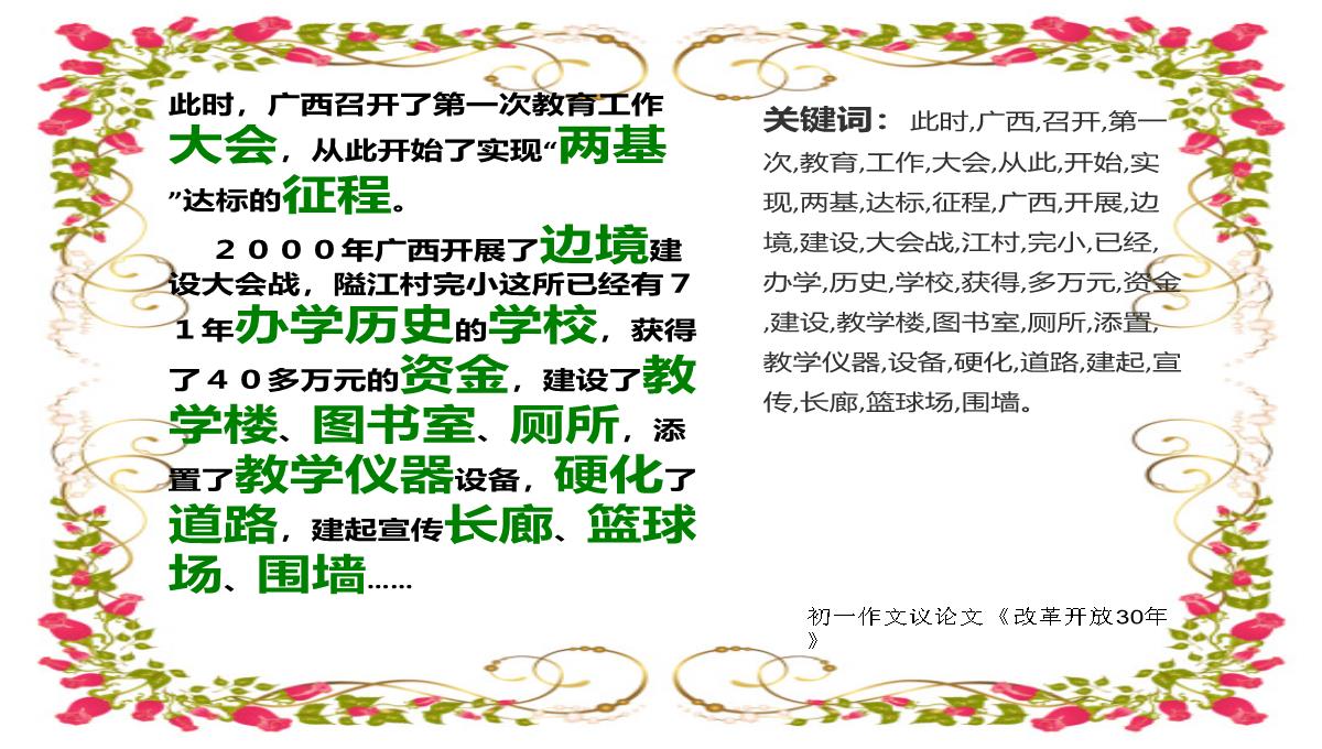 初一作文议论文《改革开放30年》1200字(共13页PPT)PPT模板_04