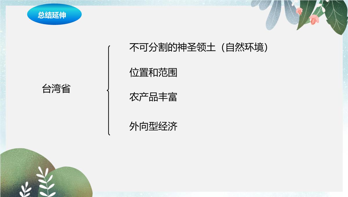 辽宁省凌海市八年级地理下册7.4祖国的神圣领土--台湾饰件新版新人教版PPT模板_26