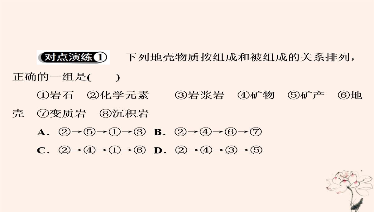 2020年高中地理第2章自然环境中的物质运动和能量交换第1节地壳的物质组成和物质循环课件湘教版必修1PPT模板_22