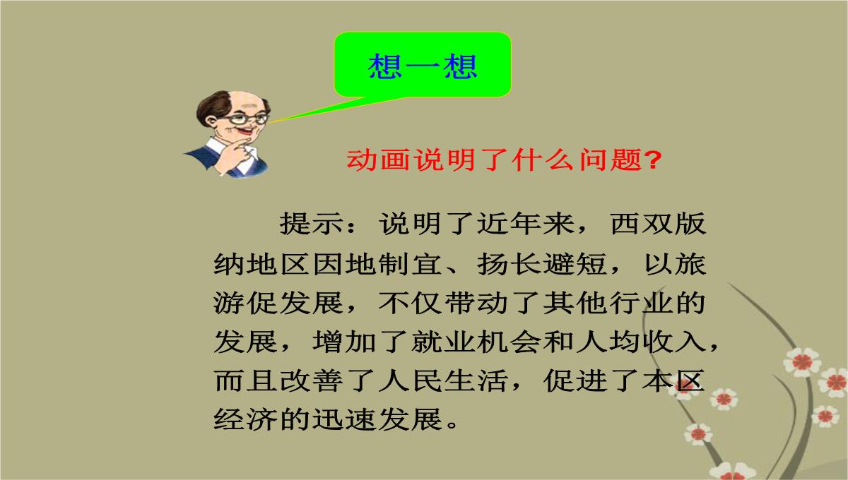 吉林省双辽市向阳乡中学八年级地理下册-第七章-第二节《西南边陲的特色旅游区—西双版纳》课件-新人教版PPT模板_50