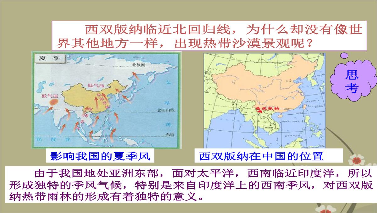 吉林省双辽市向阳乡中学八年级地理下册-第七章-第二节《西南边陲的特色旅游区—西双版纳》课件-新人教版PPT模板_17