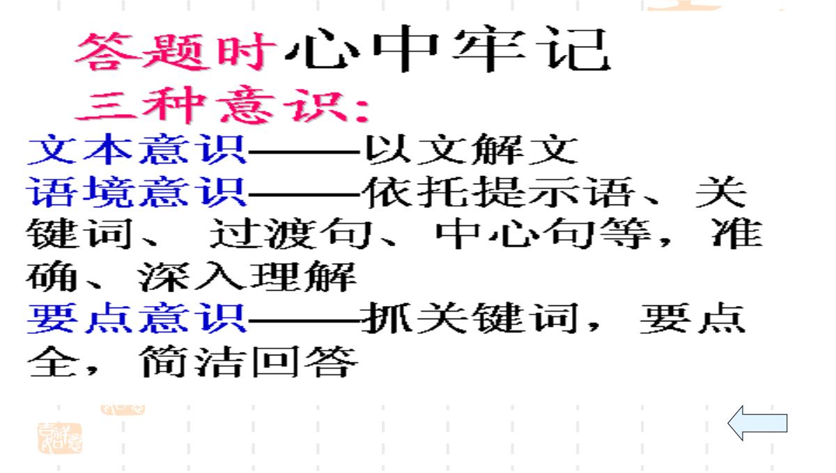 吉林省中考现代文阅读答题技巧PPT模板_43