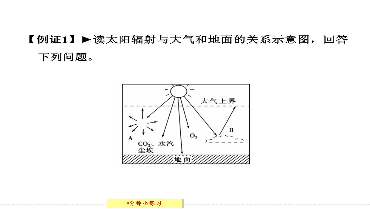 [政史地]【创新设计】2013-2014学年高中地理湘教版必修一2-3-1对流层大气的受热过程PPT模板_13