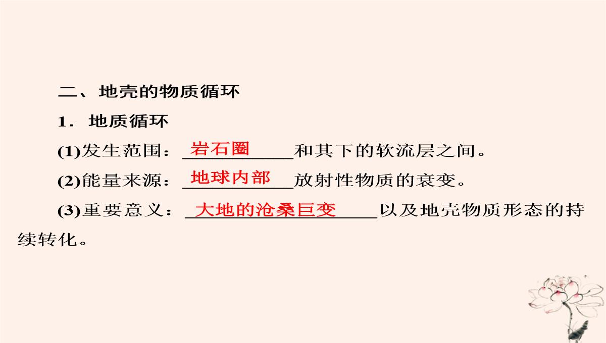 2020年高中地理第2章自然环境中的物质运动和能量交换第1节地壳的物质组成和物质循环课件湘教版必修1PPT模板_09