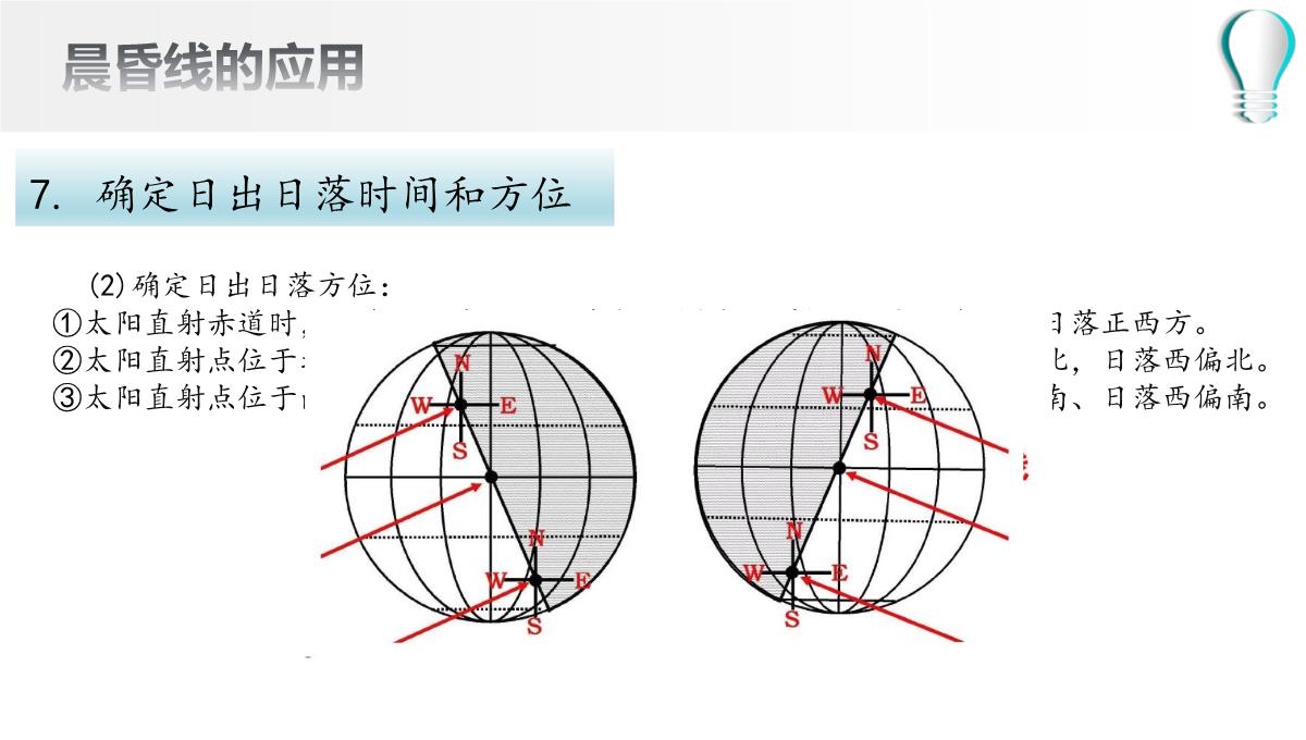 高二地理期末复习之晨昏线的判读及应用(共36张PPT)PPT模板_30