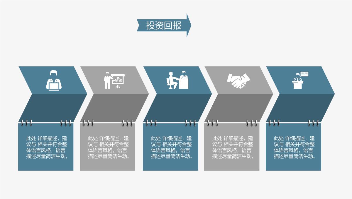 述职报告动态工作总结汇报PPT模板_22