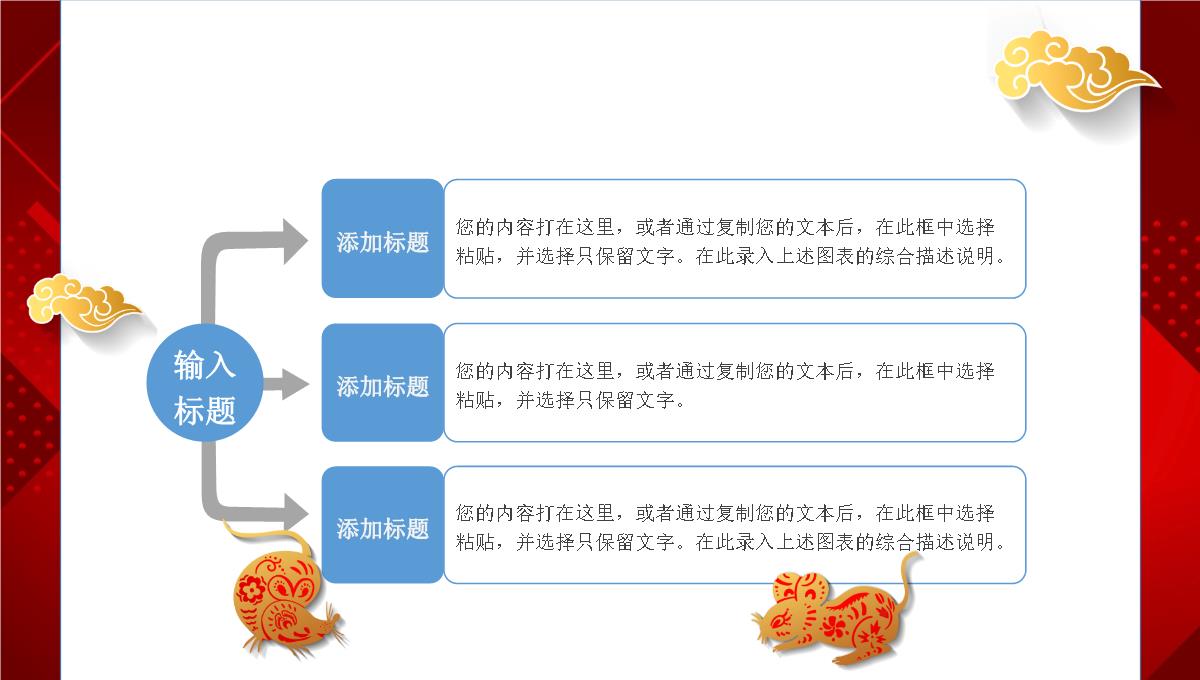 红色喜庆牛年年会颁奖晚会培训讲座课件PPT模板_25