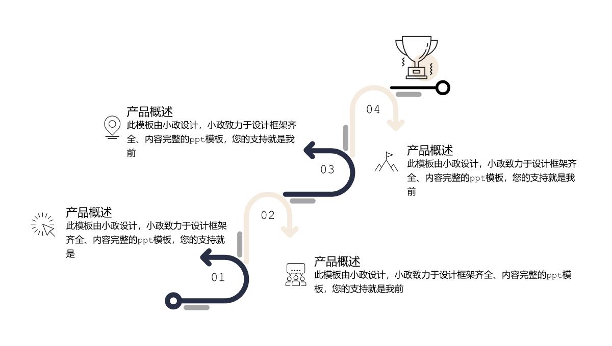 蓝色商务营销策划产品宣传ppt模PPT模板_12