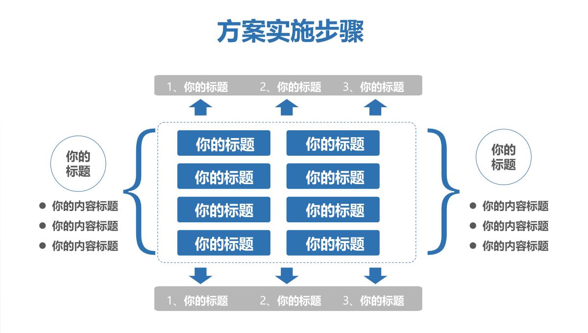 蓝色商务企业营销策划PPT模板_18