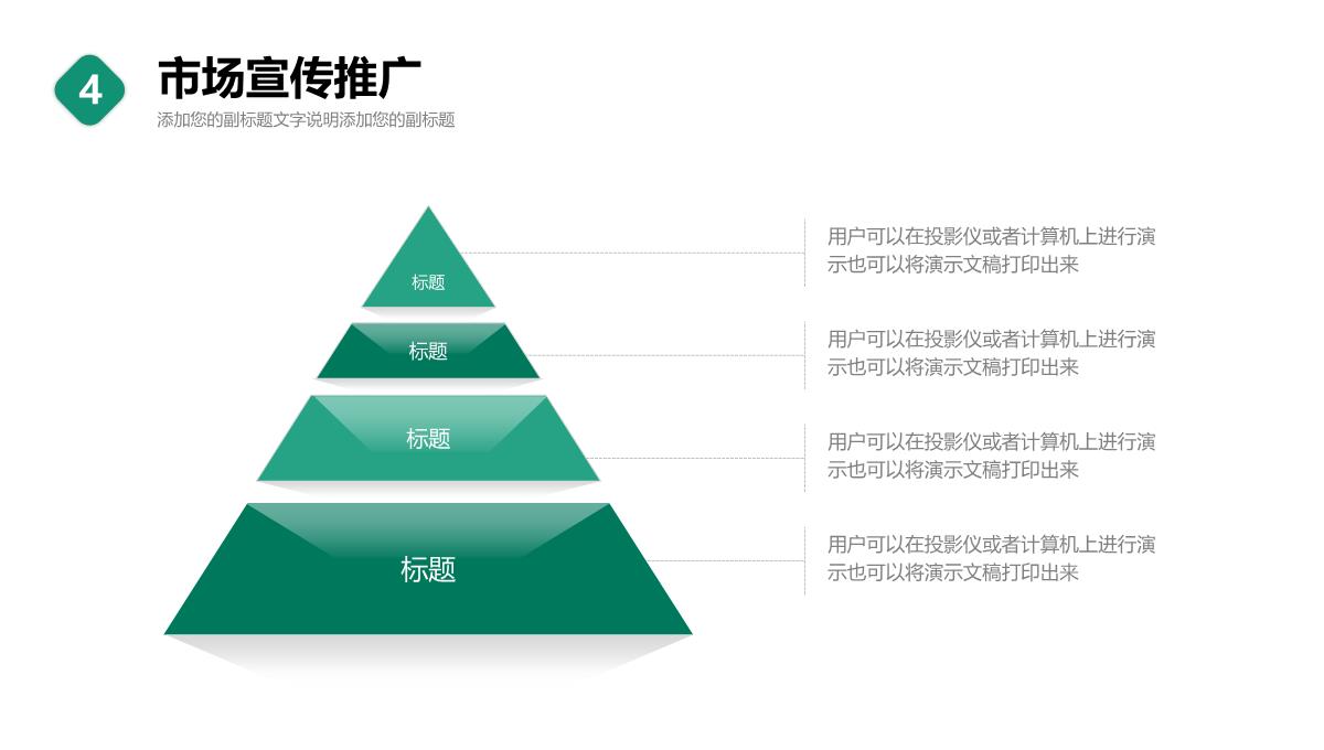 大气绿色清新简约商业计划书商业项目计划书PPT模板_23