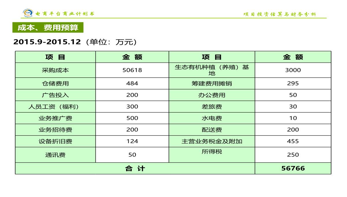 电商平台商业计划书PPT模板_32