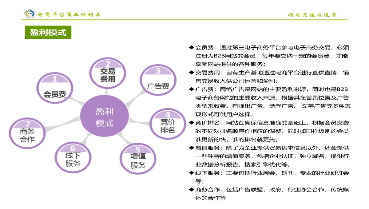 电商平台商业计划书PPT模板_20