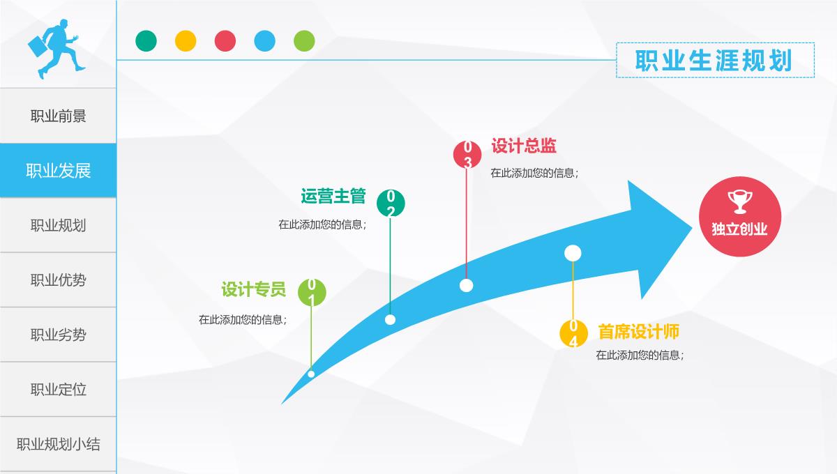 个人简历职业生涯规划PPT模板_29