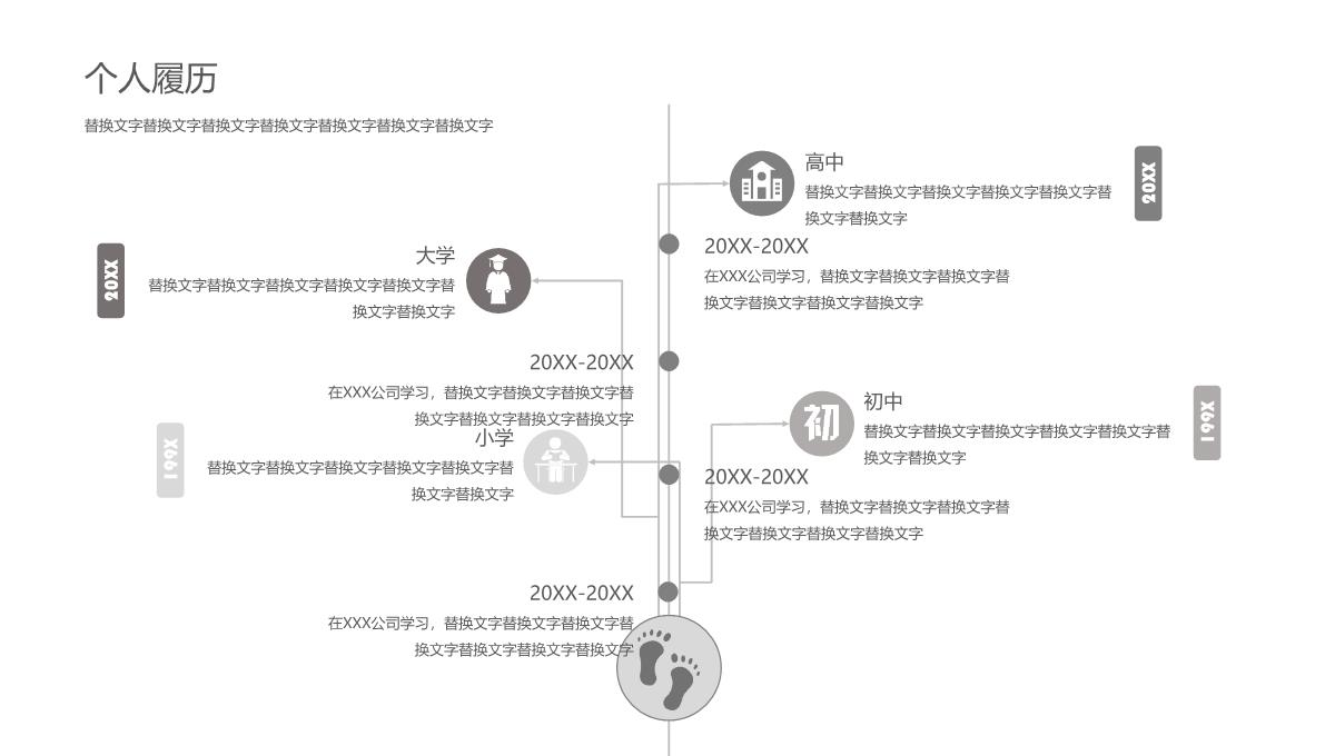 个人简历汇报PPT模板_05