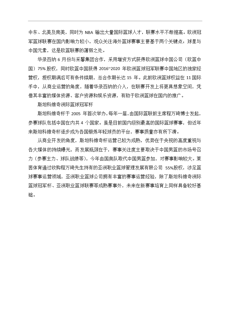 中国篮球行业市场调研分析报告Word模板_31
