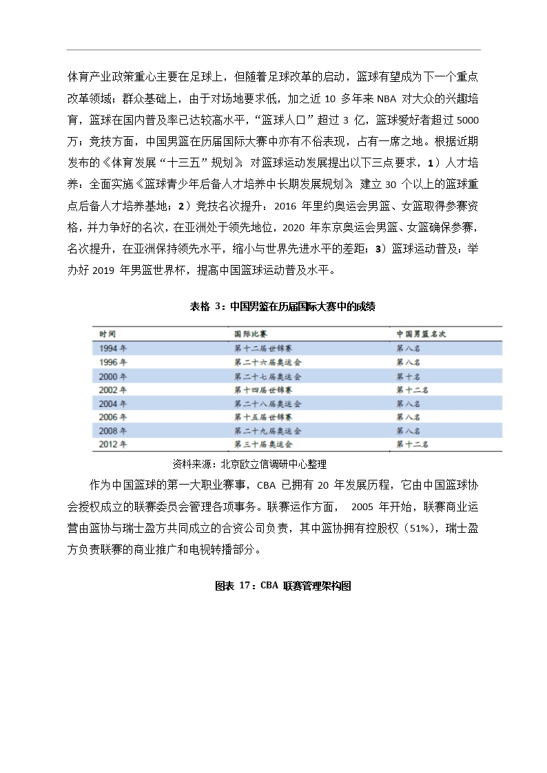 中国篮球行业市场调研分析报告Word模板_17