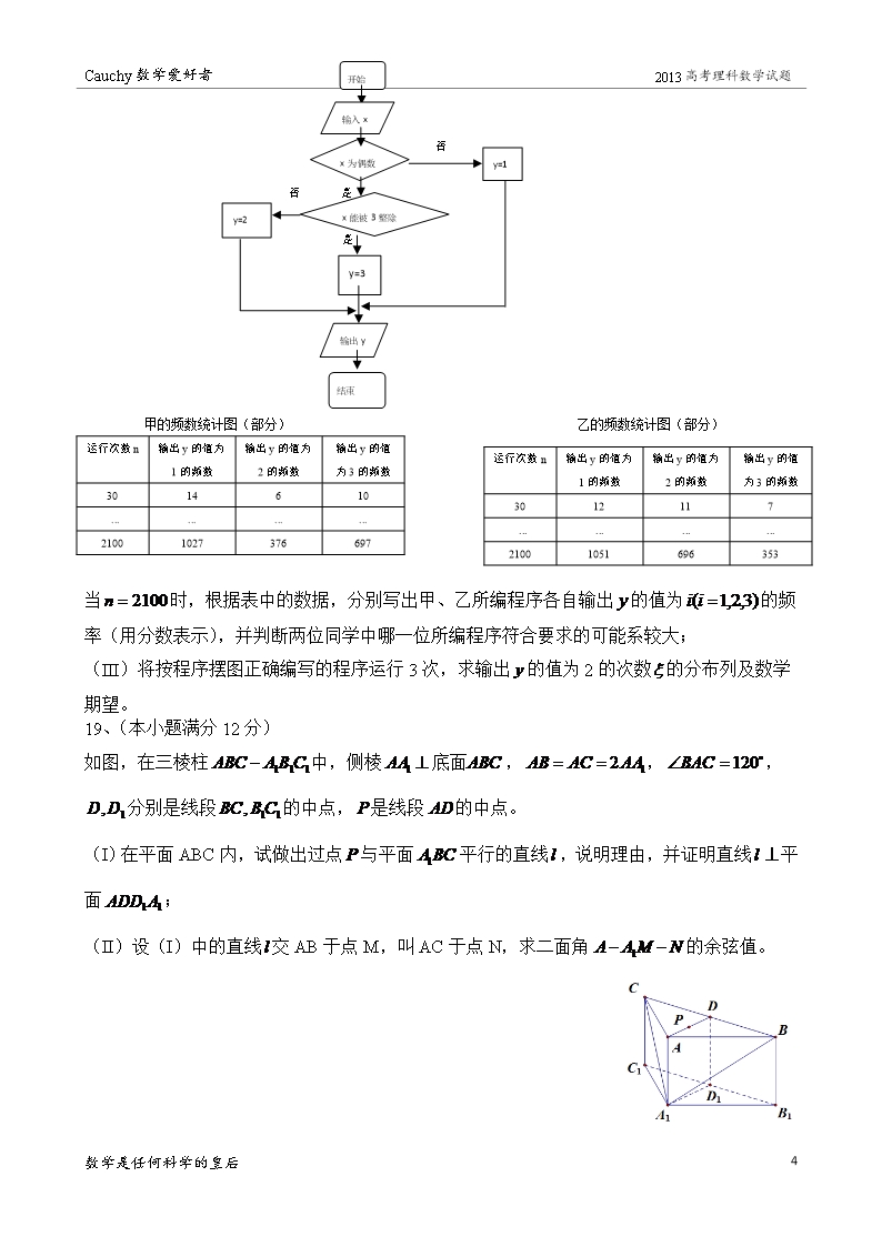 2019年年普通高等学校招生全国统一考试(四川卷)理科数学真题试卷.docWord模板_04