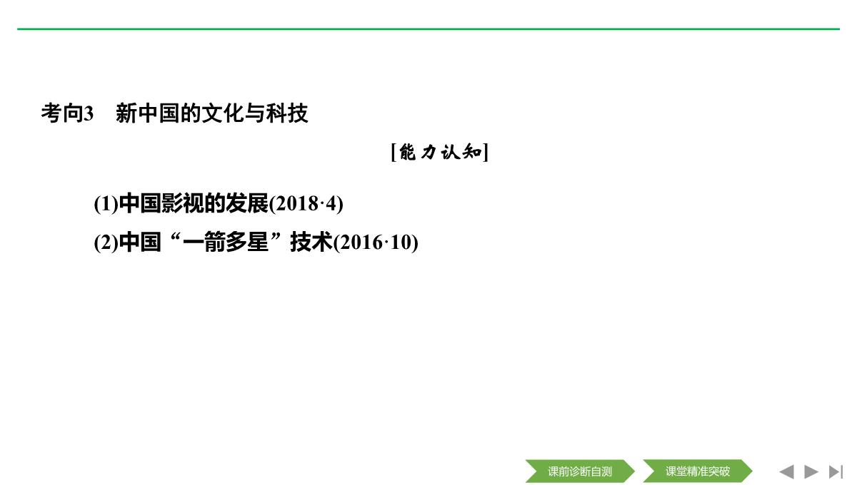 2020届二轮复习(浙江专用)：专题八-中国社会主义建设道路的探索和现代中国的文化与科技(课件)(46张)PPT模板_32