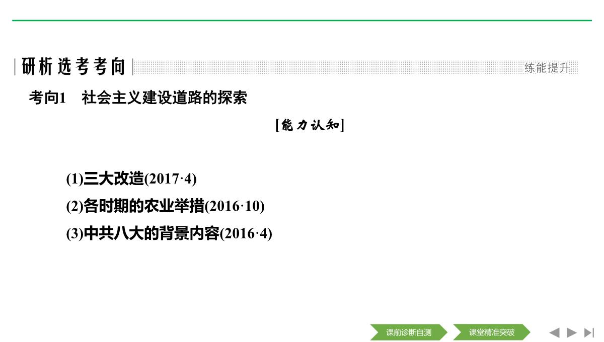 2020届二轮复习(浙江专用)：专题八-中国社会主义建设道路的探索和现代中国的文化与科技(课件)(46张)PPT模板_23