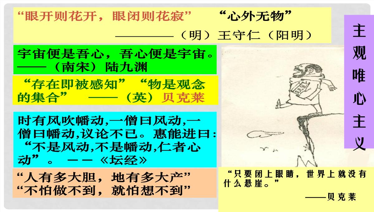 浙江省富阳市第二中学高中政治《2.2唯物主义和唯心主义》课件一-新人教版必修4PPT模板_19