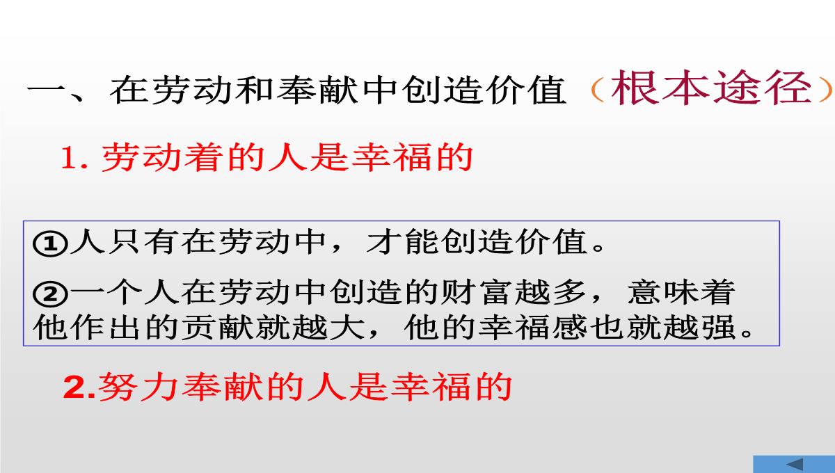 人教版高二政治必修四课件：12.3价值的创造与实现1PPT模板_07