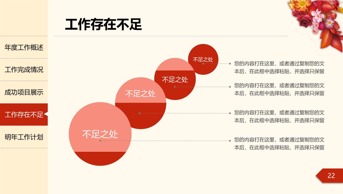 年度工作总结汇报PPT模板_22