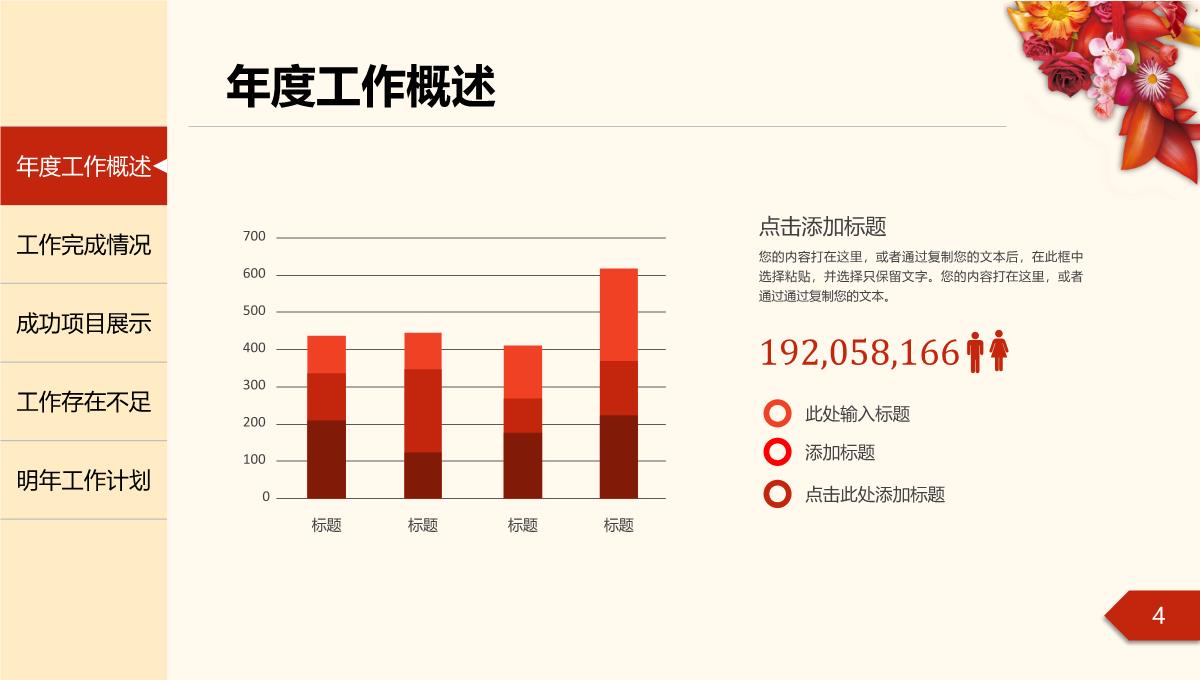 年度工作总结汇报PPT模板_04