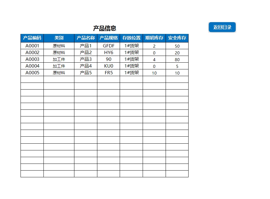 仓库进销存管理系统Excel模板_09