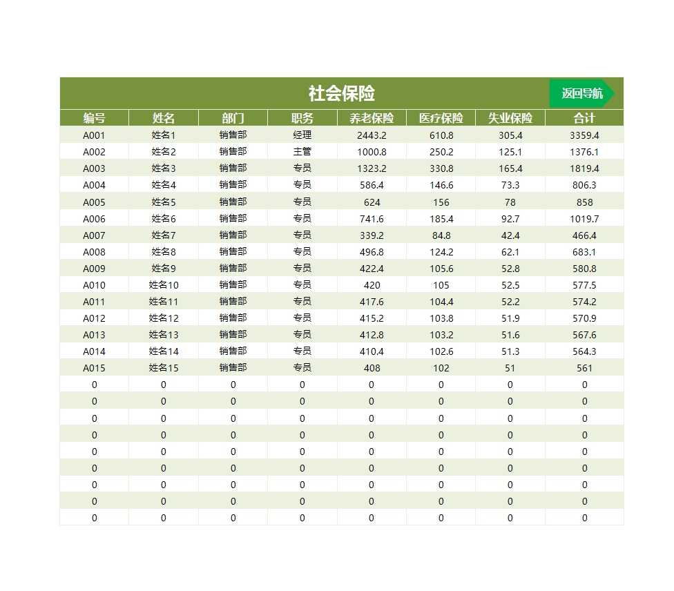 工资核算管理系统Excel模板_06