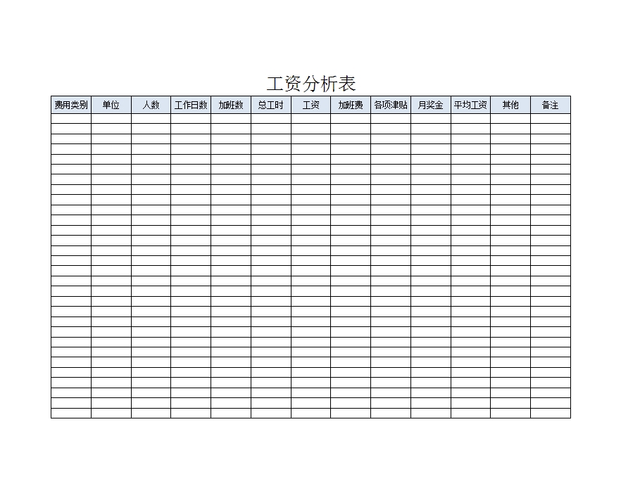 财务管理工资系统Excel模板_03