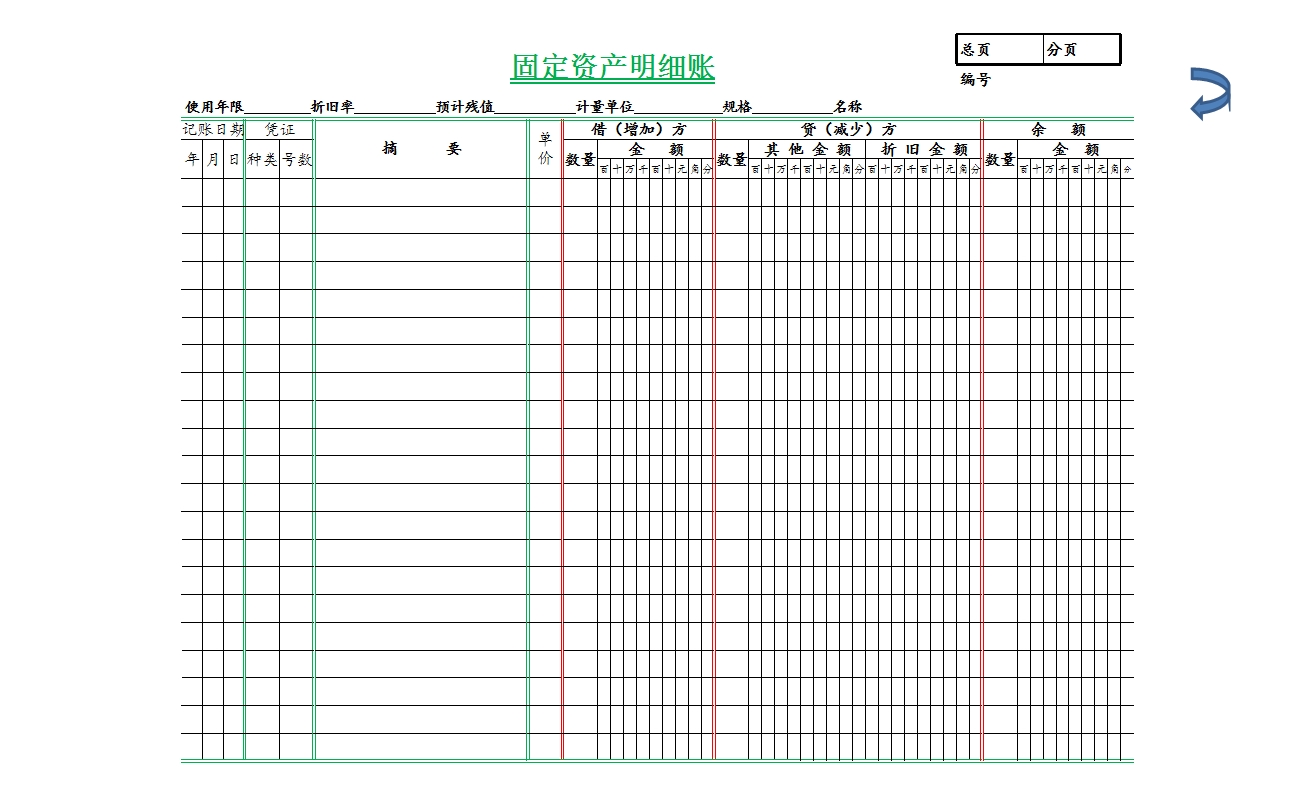财务账本记账管理系统Excel模板_03