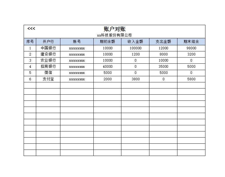 财务记账管理系统全自动Excel模板_08