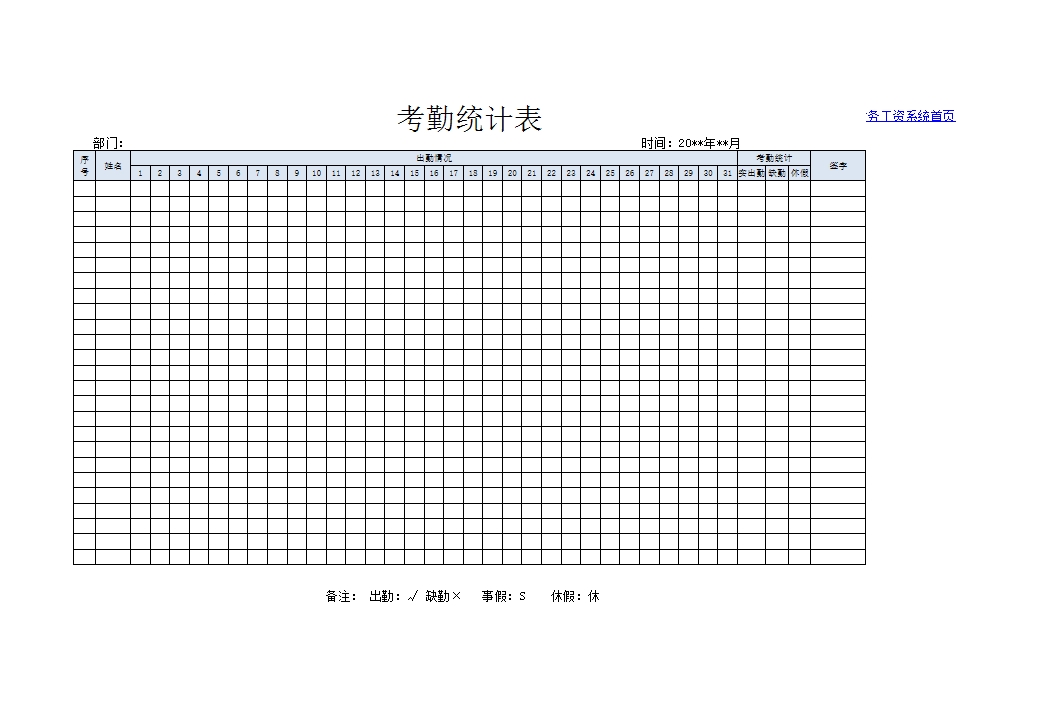 财务管理工资系统Excel模板_07