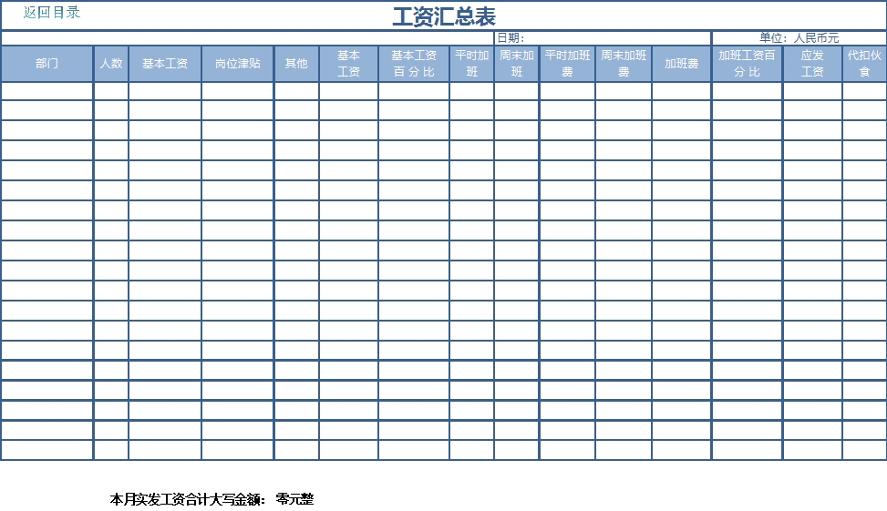 工资管理系统(六大模块)Excel模板_02