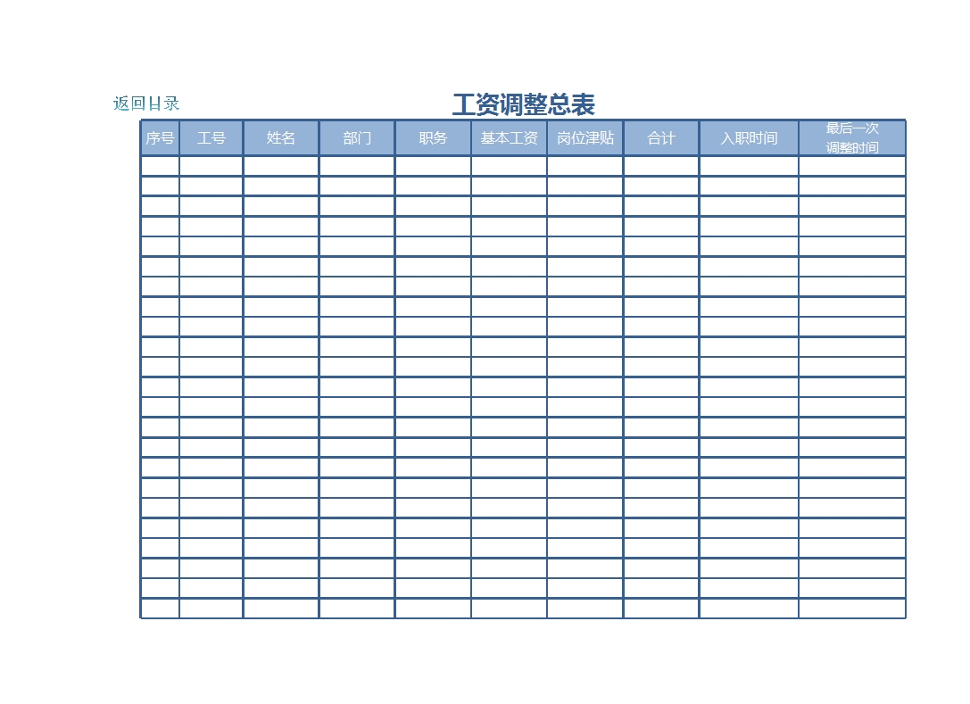工资管理系统Excel模板_04