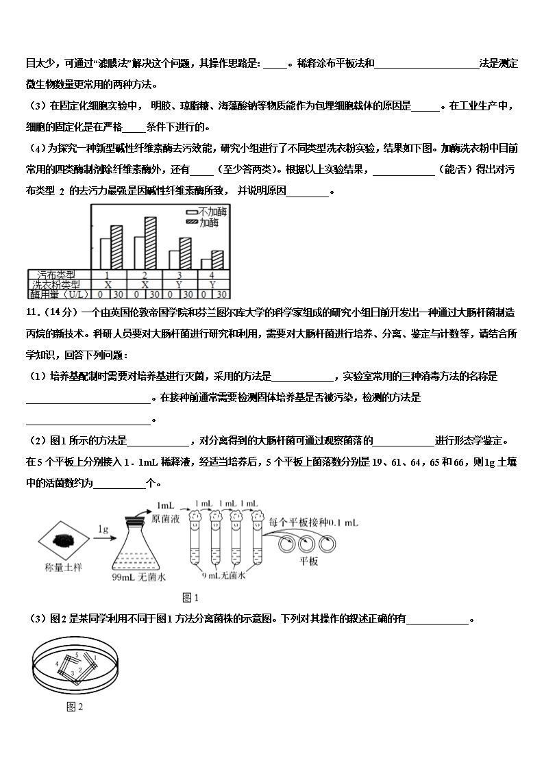 2022年山东省东营市胜利第二中学高三考前热身生物试卷含解析Word模板_04