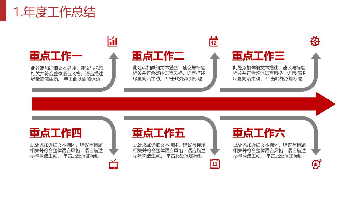 年度工作总结汇报PPT模板_04