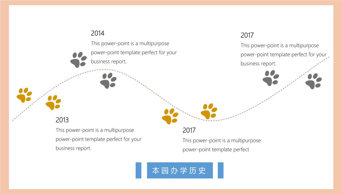 可爱文艺卡通主题PPT模板_08