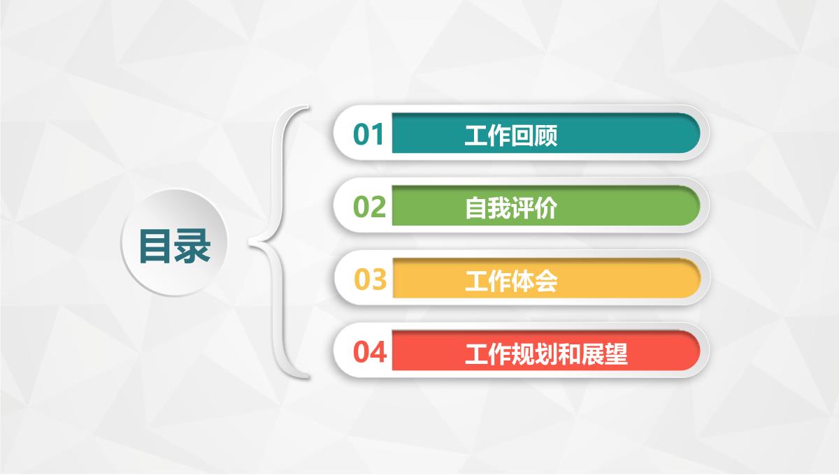 2023个人干部述职总结转正PPT模板_1_03