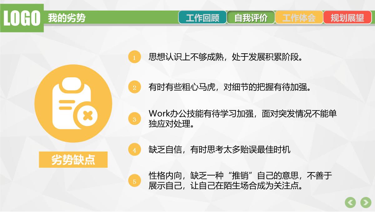 2023个人干部述职总结转正PPT模板_1_15