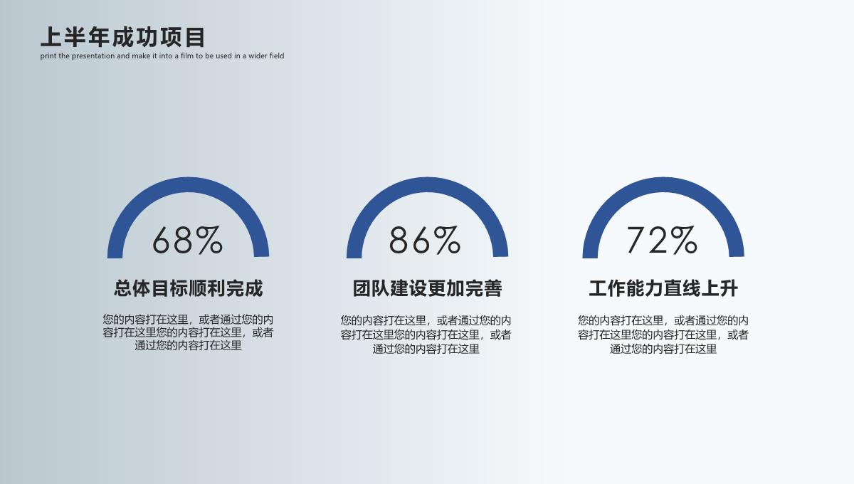 半年度工作总结PPT模板_17