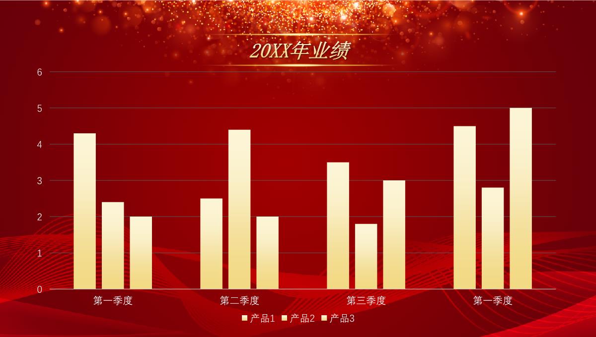 红色喜庆简约企业年会PPT模板_1_06