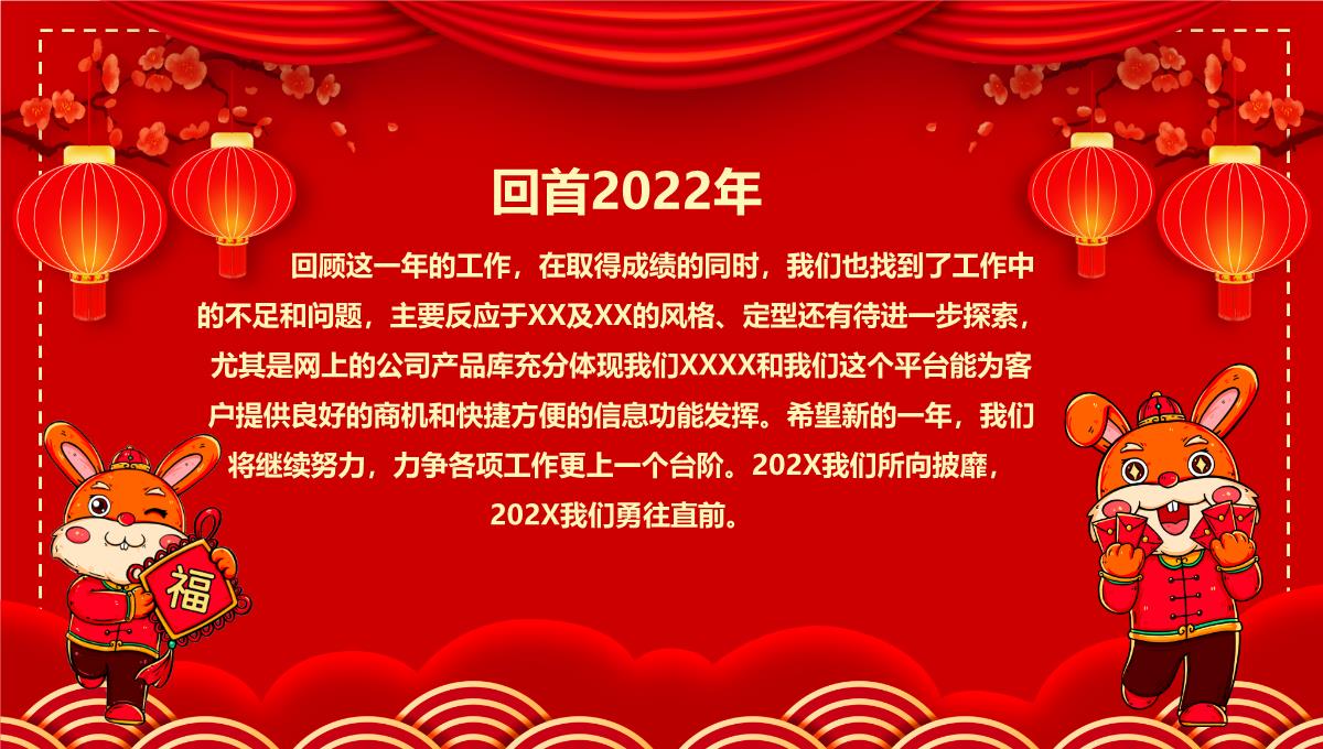 红色中国风2023开门红庆典PPT模板_02