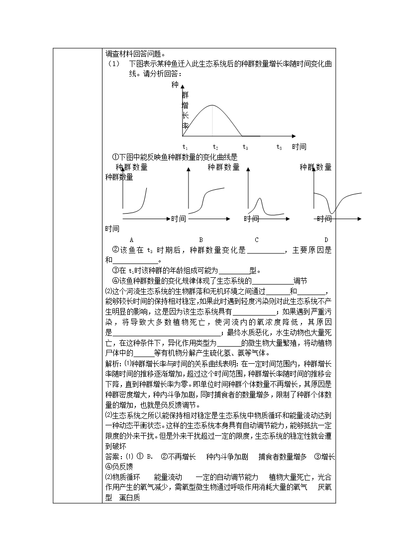 2014-2015学年高二生物(新人教版必修3)教案第五章第五节《生态系统的稳定性》1Word模板_03