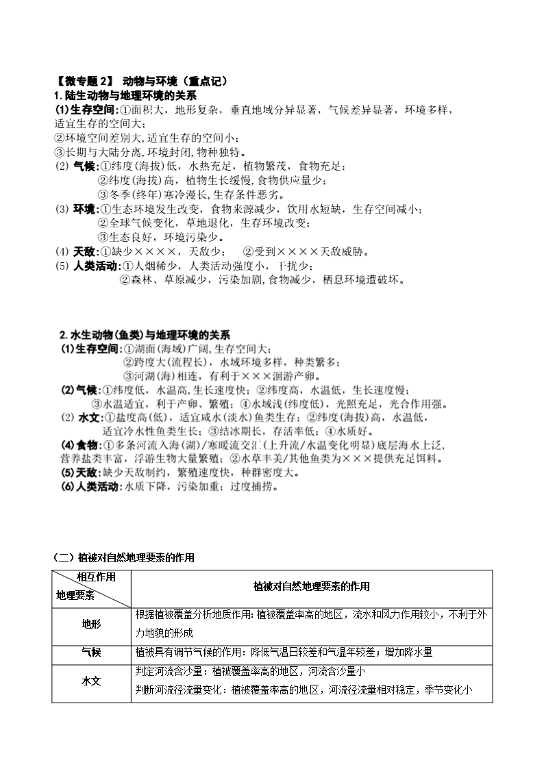 2020届高考地理一轮复习专题5.1自然地理环境的整体性教案(含解析)Word模板_10