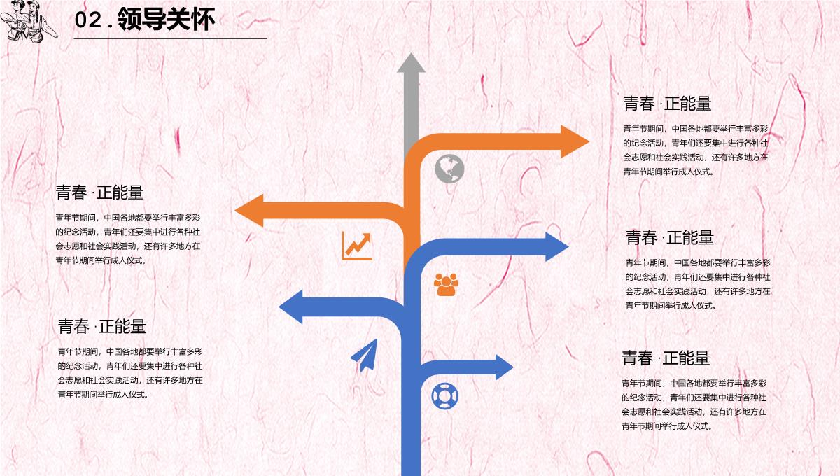 弘扬五四精神挥洒热火青春PPT模板_29