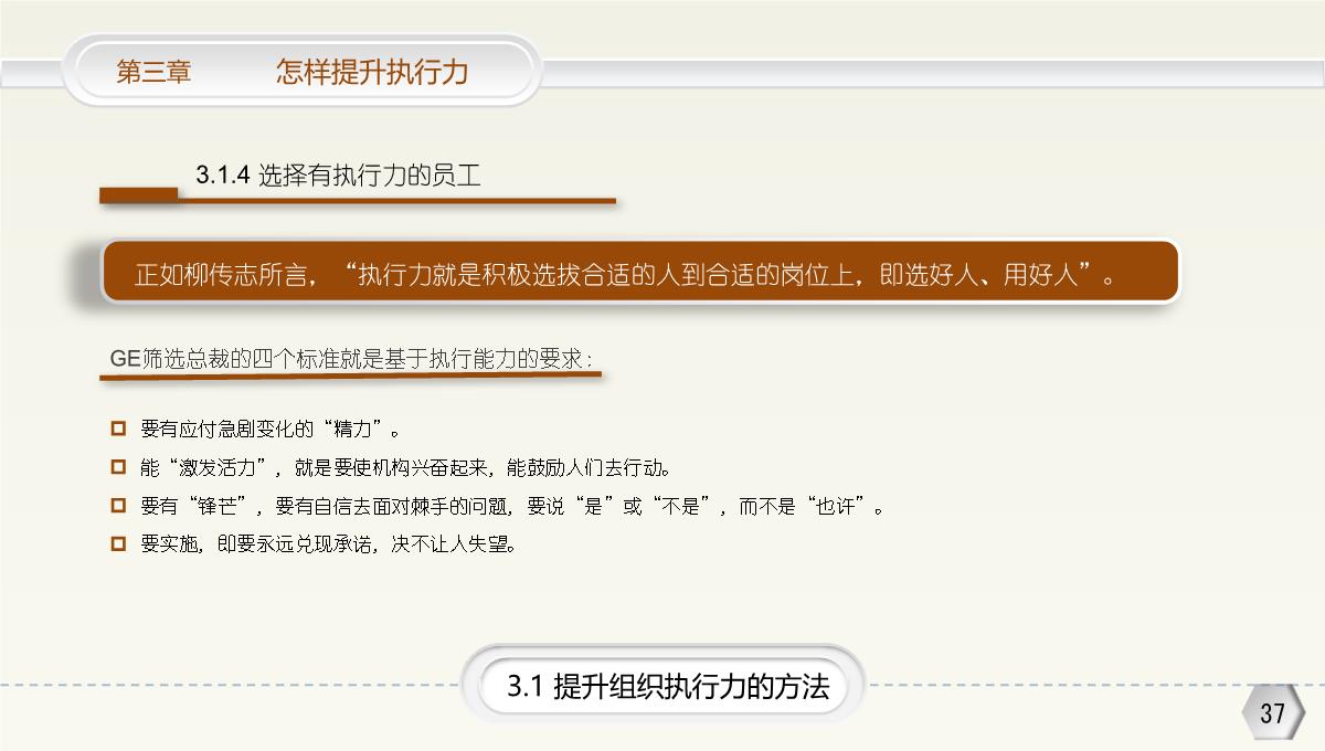 微粒体企业培训教材  执行力培训PPT模板_37
